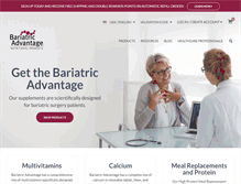 Tablet Screenshot of bariatricadvantage.com